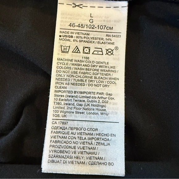 Banana Republic Black Short Sleeve Tee Modal Standard Fit Men's - Picture 8 of 8